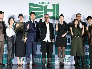 [照片] 河正宇、SUPER JUNIOR 成员 Siwon、车珠妍等电影《Lobby》主要演员出席制作报告会