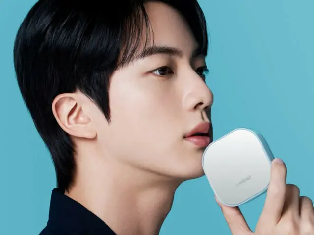Laneige 推出的以防弹少年团 JIN 为主题的新产品在 Olive Young 中排名第一