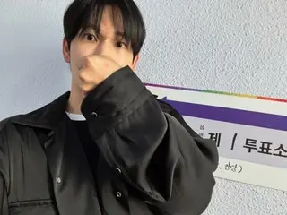林思旺意识到政治争议……穿着黑色衣服投票