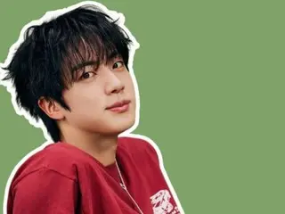 “防弹少年团”JIN，凌乱的发型，自然可爱