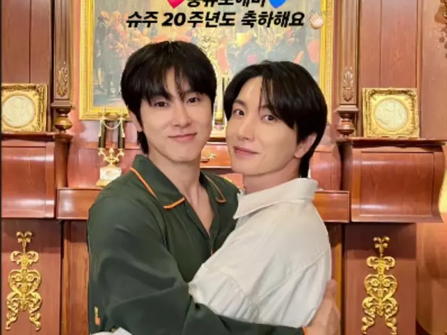 允浩 (U-KNOW) & 利特，队长的温暖拥抱...“东方神起”&“SUPER JUNIOR”，永远