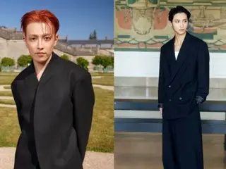 ATEEZ 的 Hongjoong 和 Seonghwa 在巴黎时装周上大放异彩