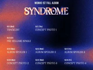 元虎（WONHO）发布首张正规专辑《SYNDROME》回归日程...3日公开先行曲