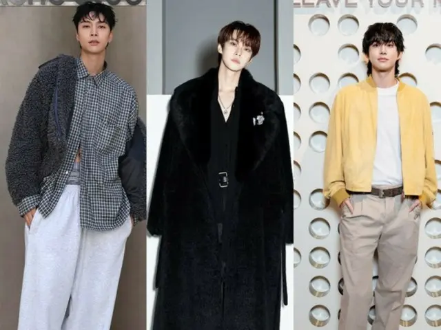NCT 的 Johnny、Doyoung 和 Jungwoo 在欧洲时装周上大放异彩