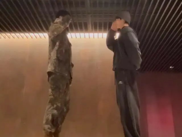 柾国（BTS）和士兵车银优站在一起？！……“这不是合成图吧？”挑战视频爆红（附视频）